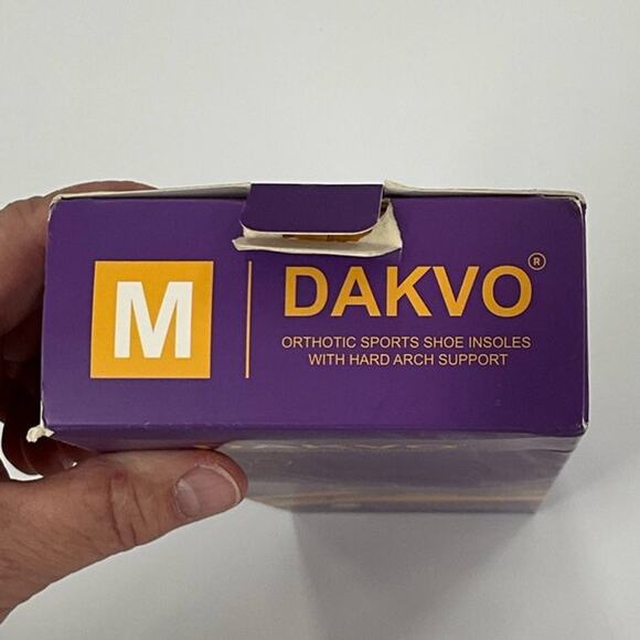 DAKVO Orthotic Curve Design Sport Shoe Insole "M" Hard Arch Support Trimmable - Picture 4 of 9
